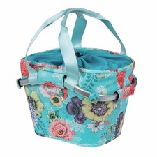 panier avant Basil Bloom Field bleu ciel à fleurs 15-22 Litres 27x37x25 vélo
