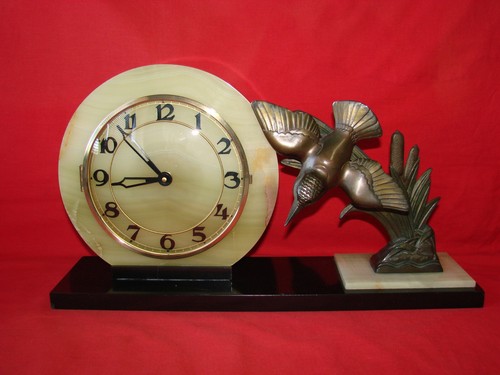 Ancienne horloge art déco - horloge,