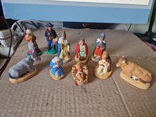 Lot De 10 santons , creche