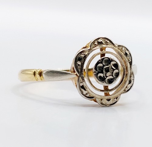 Bague art deco - , 18k