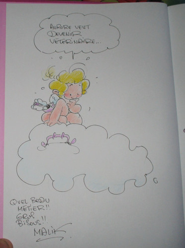 Dedicace malik dans cupidon - , 2