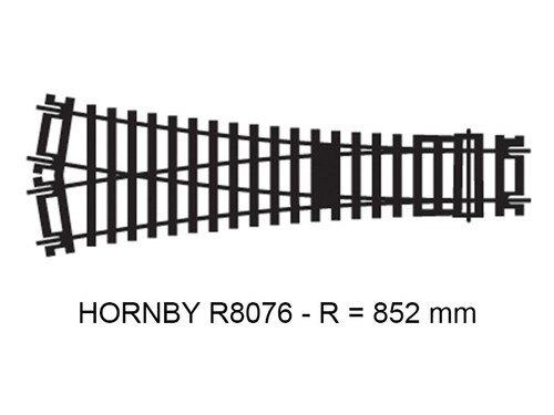 Hornby aiguillage symétrique - hornby,