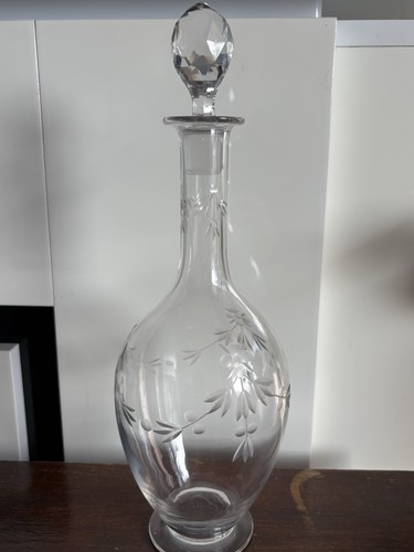 Carafe cristal taillé - en,