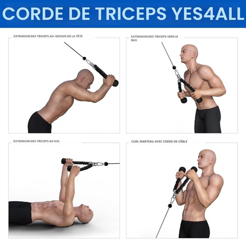 Corde triceps musculation 68,6
