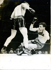 USA, New-York, Madison Square Garden, Lesnevich et Billy Fox Vintage silver prin