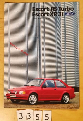 Ford escort turbo - rs, xr3i
