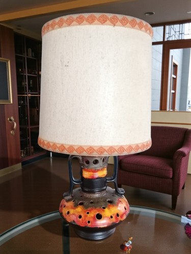 Lampe céramique vintage - lampe, en