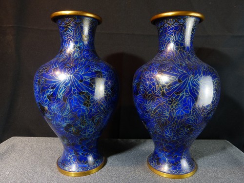Paire vase chinois en - paire, de
