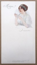 Menu Art Nouveau Louis Remy