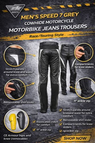 Rksports pantalons moto en - pantalons,