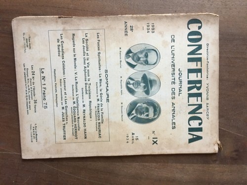 Revue conferencia 1934 - revue,