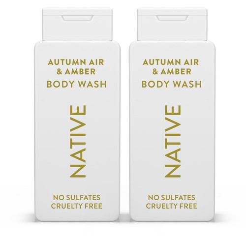 Body wash with naturally - with,