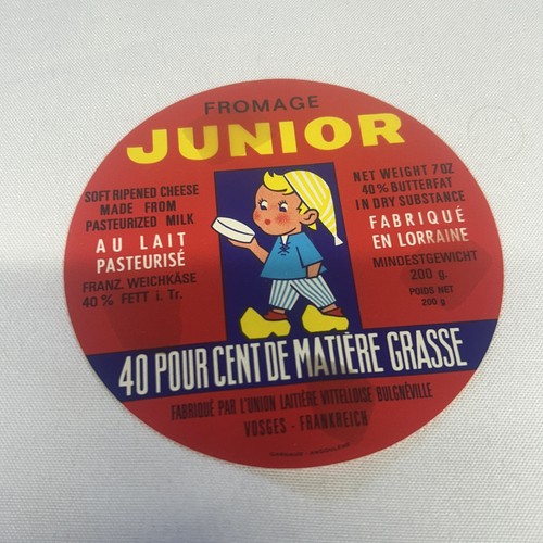 étiquette fromage junior - Étiquette,