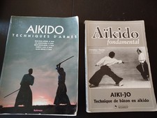 2 Livres Sur L'aïkido, Technique D'armes Et Fondamental