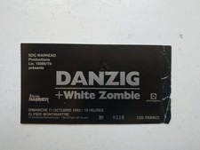 TICKET CONCERT, DANZIG, White