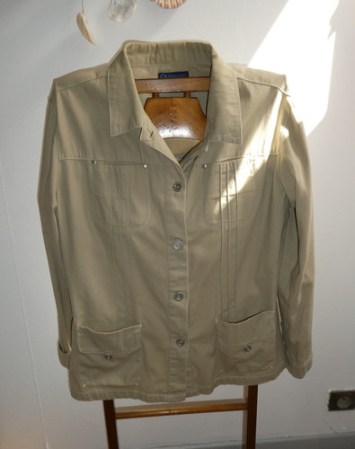 Veste saharienne beige taille - veste,