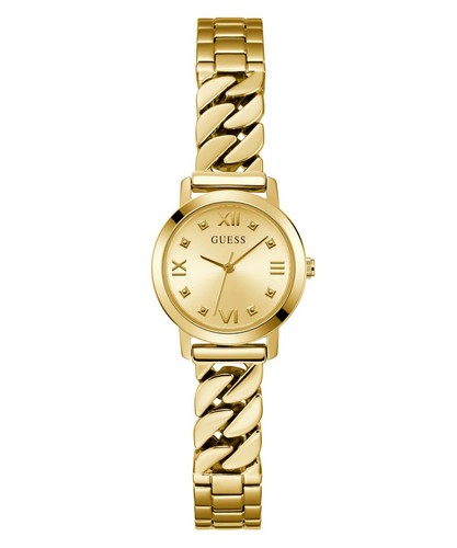 Guess montre doré analogique - guess,