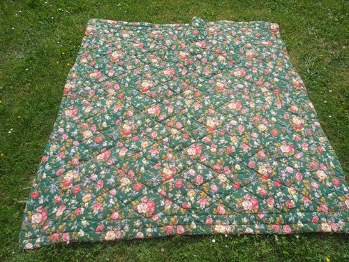 Boutis ancien fleurs 205cm - fleurs,