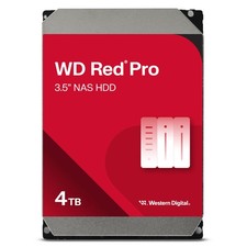 WD Red Pro 4TB NAS 3.5" Internal Hard Drive - 7200 RPM Class, SATA 6 Gb/s, CMR, 
