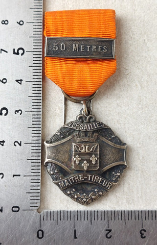 Ancienne médaille tir à - ancienne, médaille,
