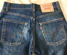 JEAN LEVI’S 525 pour femme, W 29 x L 32 . belle toile bleu .