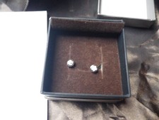 Puce d'oreilles OR BLANC &