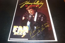 Poster geant "JOHNNY HALLYDAY AU ZENITH" Fan Mag