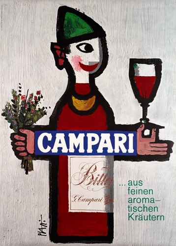 Affiche poster campari - poster,