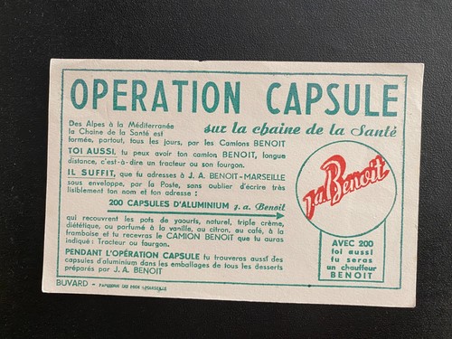 Buvard publicitaire - buvard,