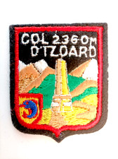 Écusson ancien COL D'IZOARD en feutrine brodée - Hautes-Alpes France