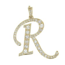 Bijoux breloque lettre