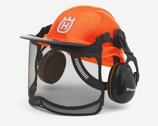 Casque Forestier Husqvarna Multifonction Avec Visière À Filet et Protection
