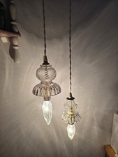Suspension Double En Verre
