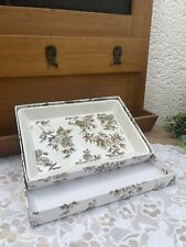 Vide-Poche Geneviève Lethu x Linvosges Décor Floral avec Boîte d’Origine Vintage