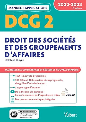 Dcg droit des sociétés - dcg,