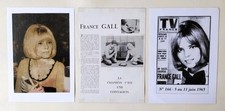 RARE EUROVISION 1965 -  France GALL  - Presse Magazine