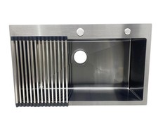 Évier de cuisine noir Auralum