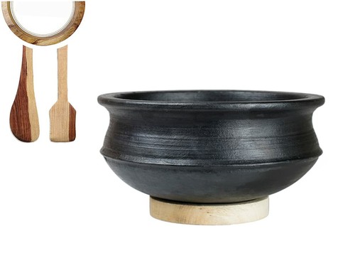 Pot terre cuite noir - en, l