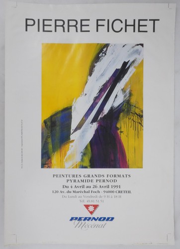Affiche art pierre fichet - [affiche,