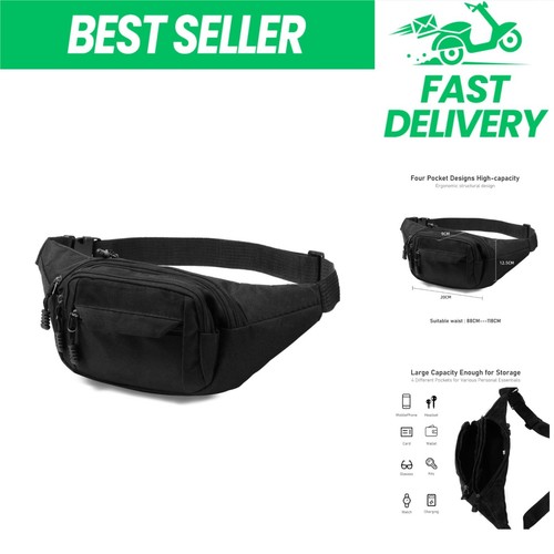 Sac banane unisexe noir vinabo - banane,