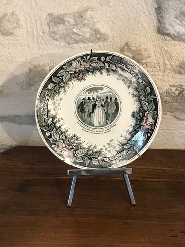 Assiette décorative - , à