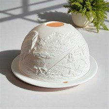 Bernardaud Limoges Photophore Lithophanie La Mer – Porcelaine France