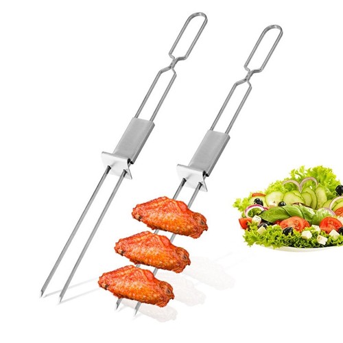 Professionnel bbq brochette - 2x,