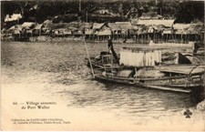 CPA AK Vietnam Village annamite de Port Wallut INDOCHINA (1284087)