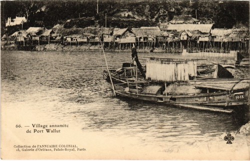Cpa vietnam village - cpa,