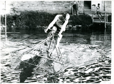 Vélo pédalo ! Vintage silver