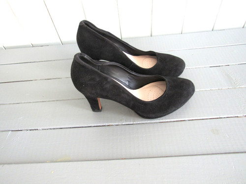 Escarpins talons daim - en,