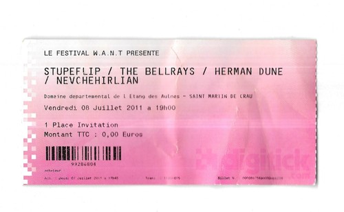 Rare ticket billet concert - rare,