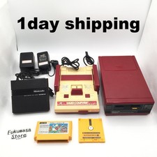Nintendo Famicom Console Disk System Adapter Set New Belt Made in Japan Testé