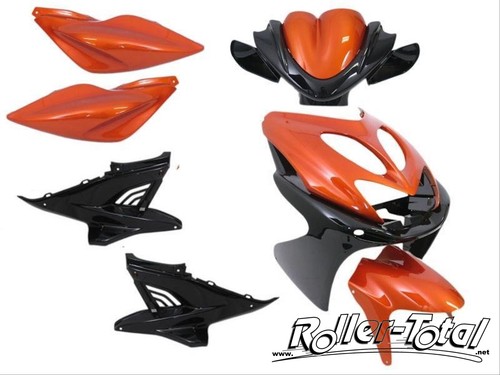Kit carénage noir - kit, orange